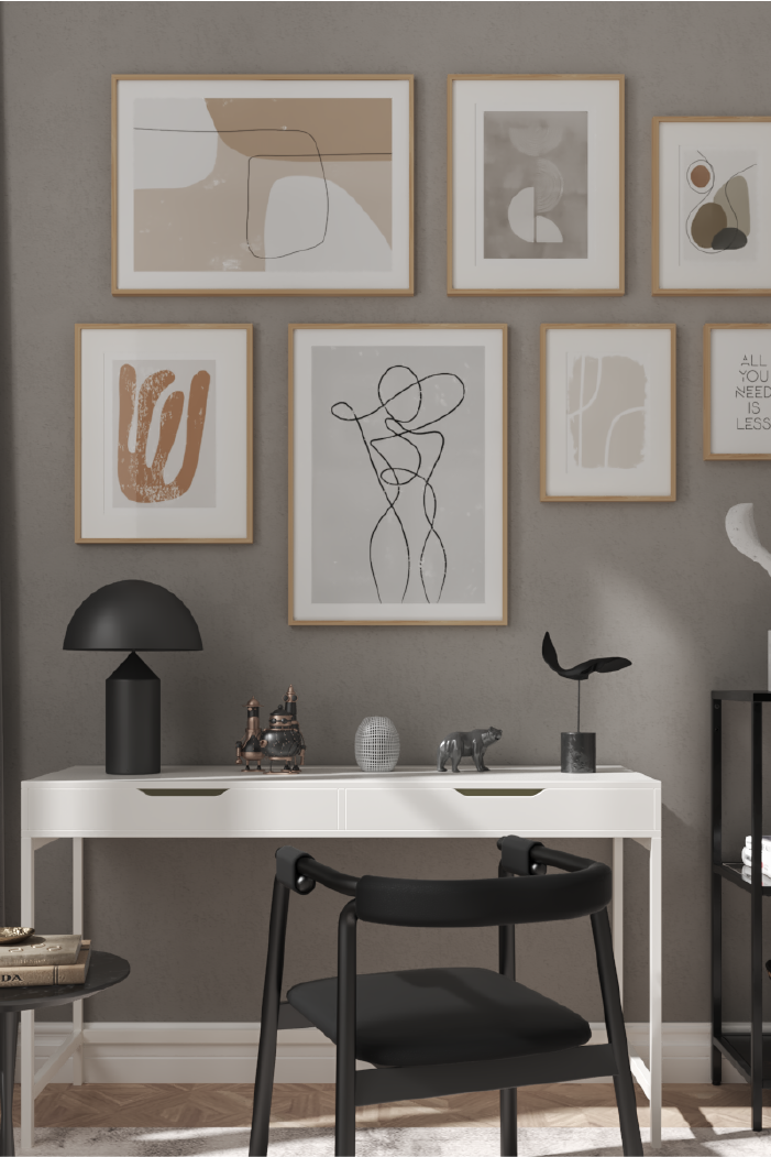 Figure Line Art Print