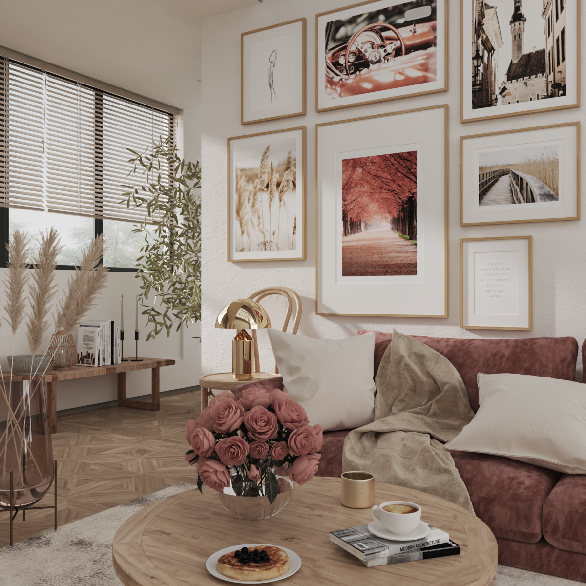 Modern Home Inspo Living Room Wall Art Decoration Ideas Fall Nature Pictures Minimalist Poster