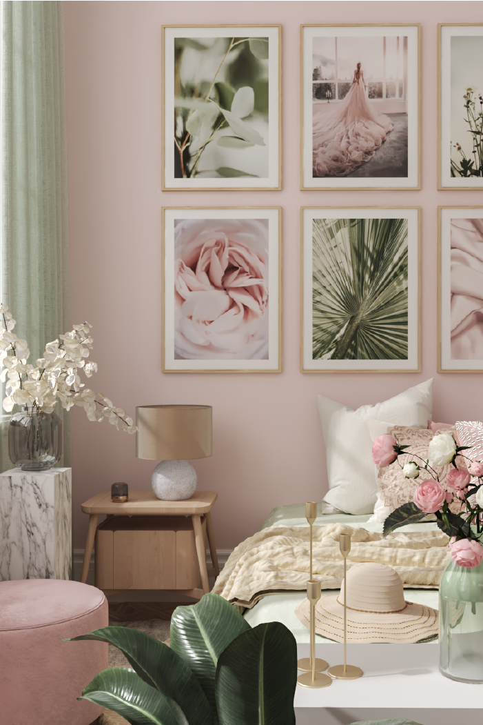 Sage Green Leaf Close Up Poster