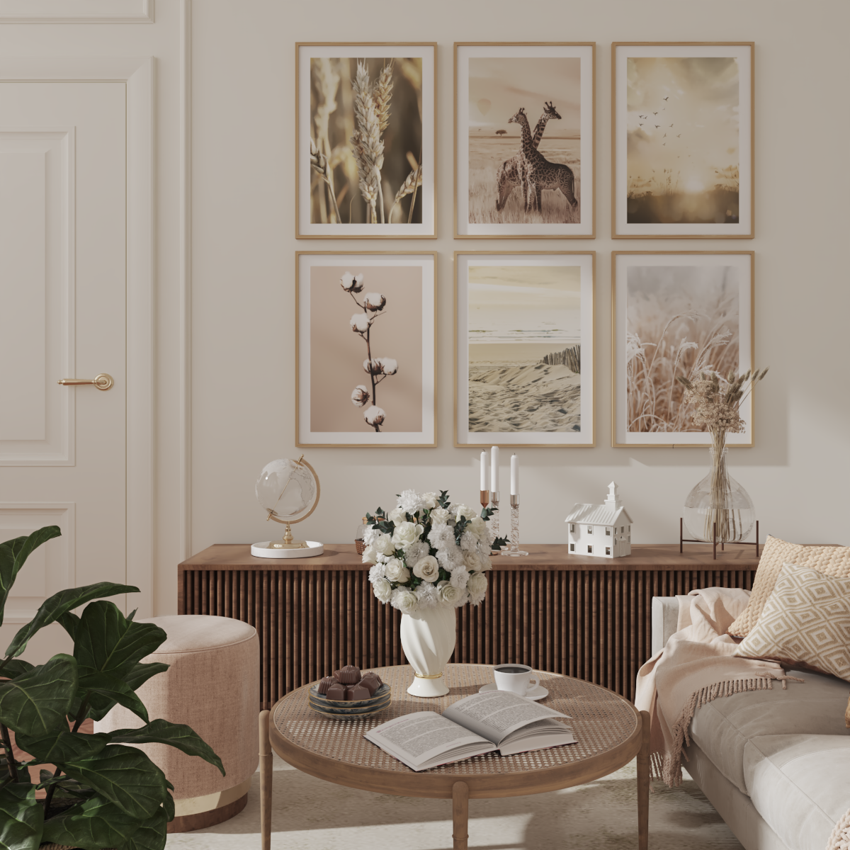 Modern Photo Wall Home Apartment Hallway Nature Landscape Art Print Living Room Decor