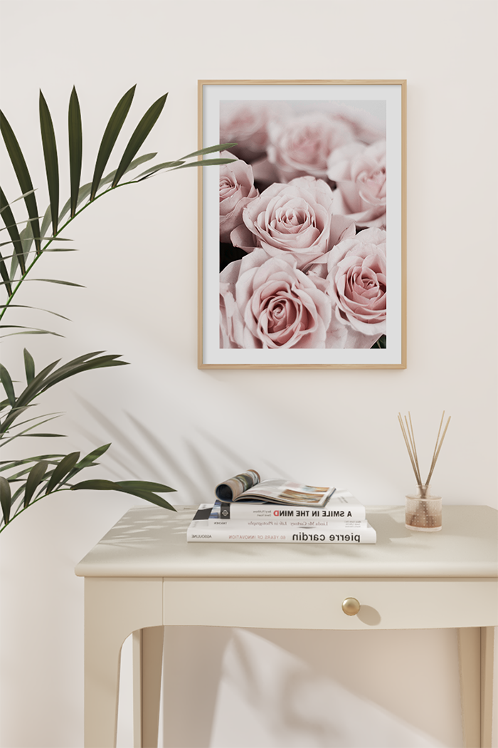 Light Pink Roses Poster