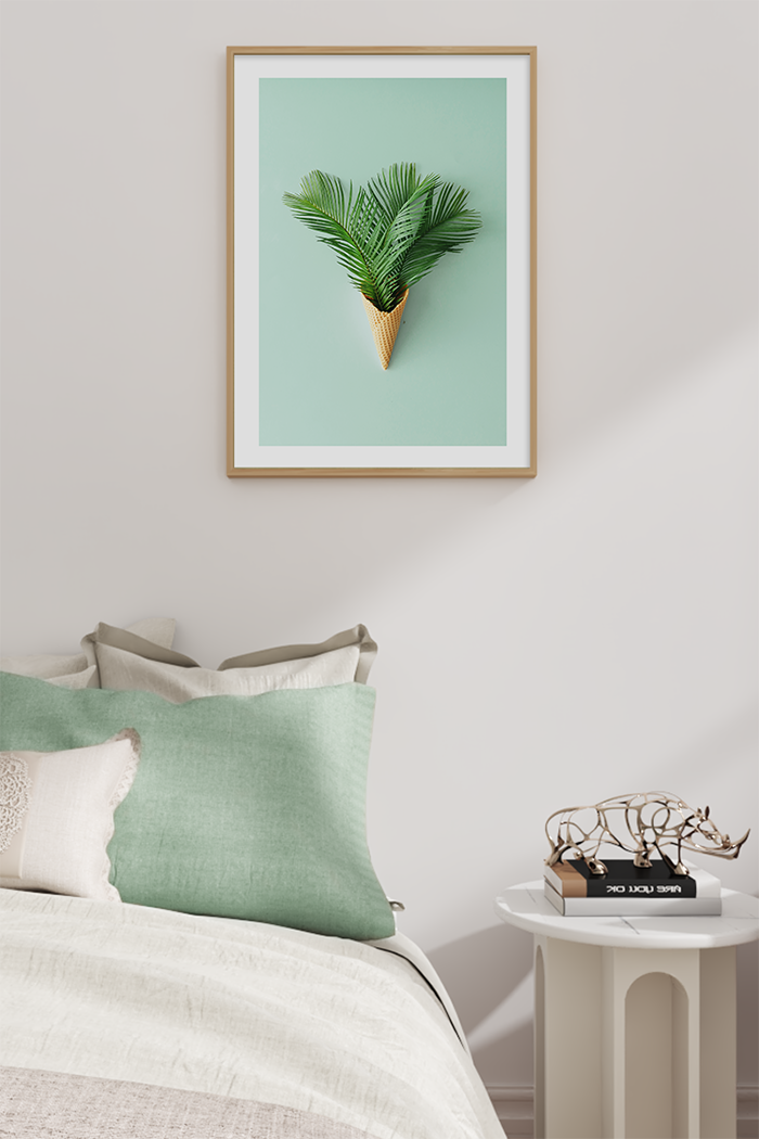 Creative Palm Leaves Poster