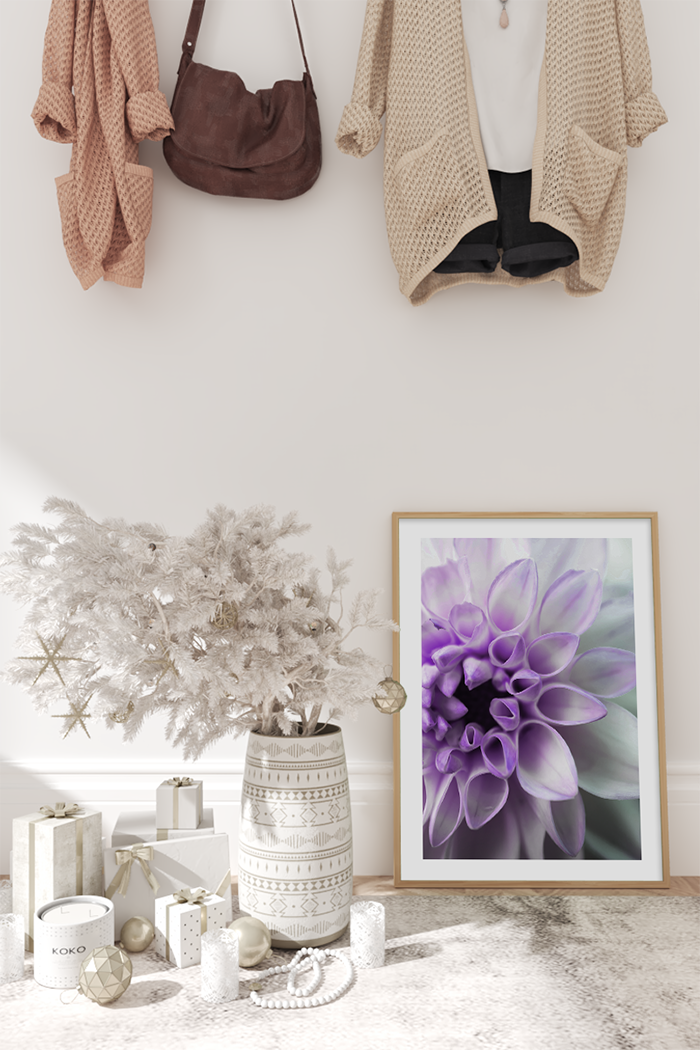 Dahlia Petals Detail Poster