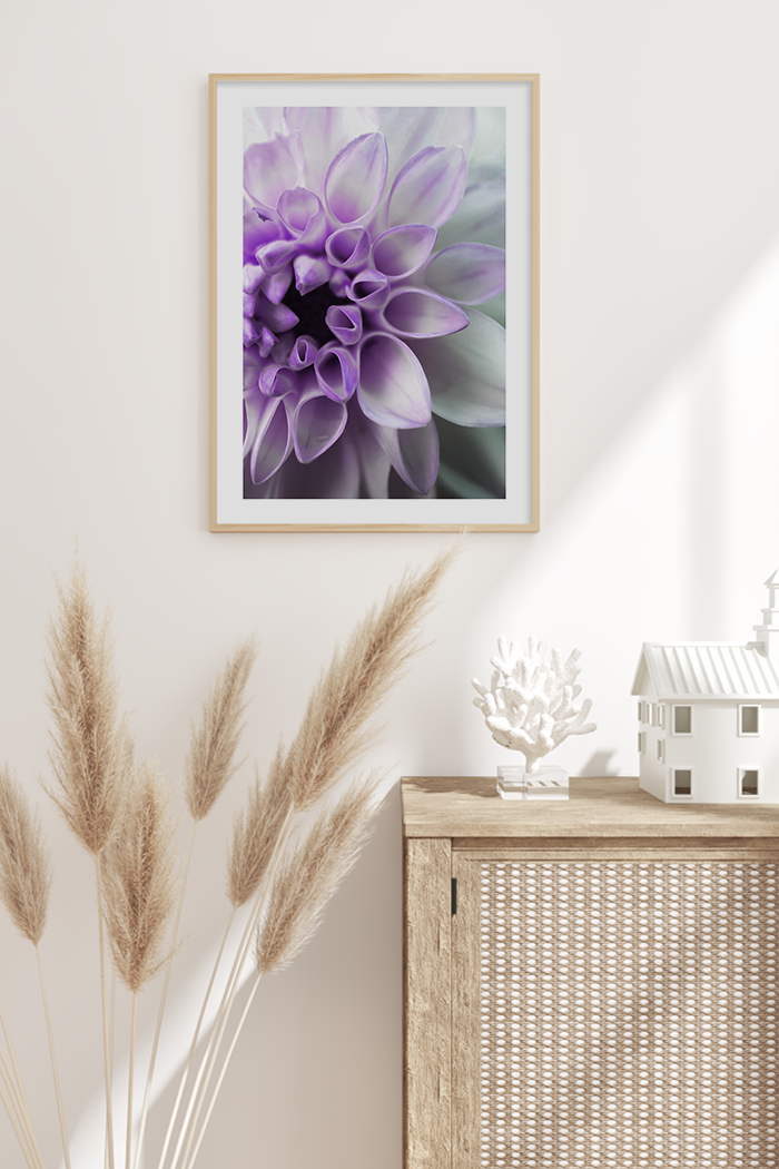 Dahlia Petals Detail Poster