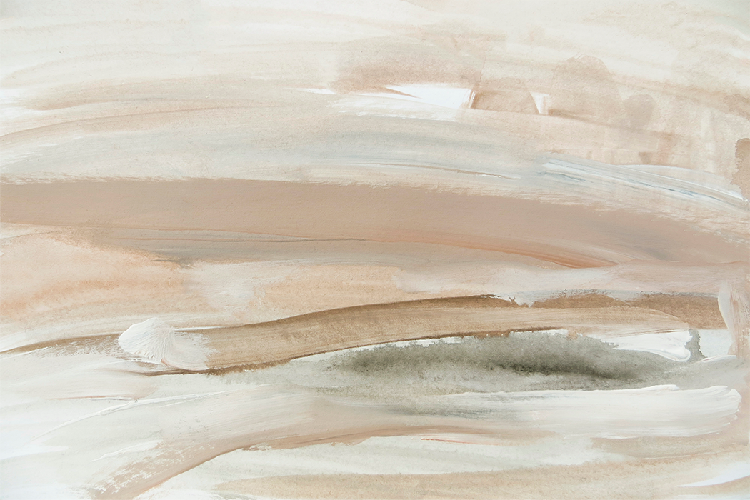 Abstract Desert Painting Poster