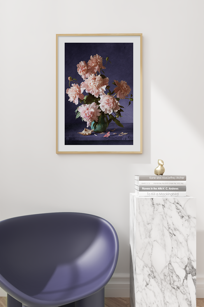 Pink Flower Arrangement Poster No.2