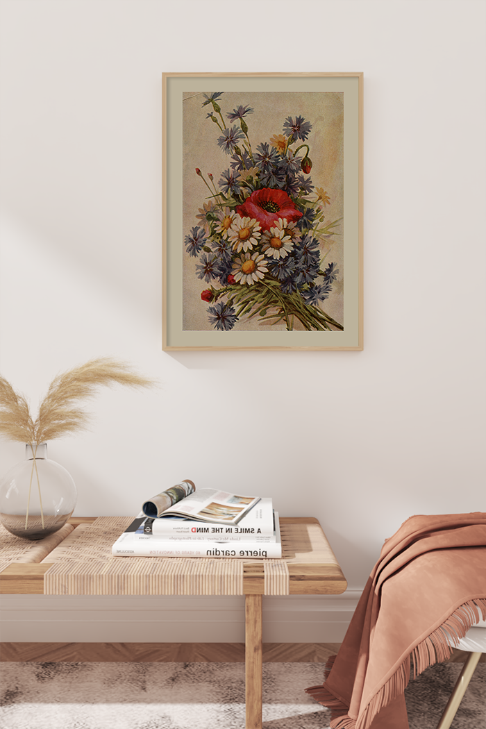 Vintage Floral Poster