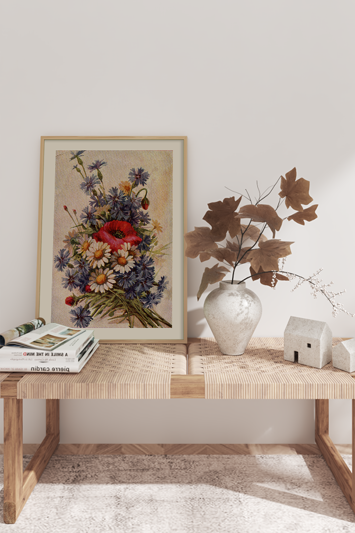 Vintage Floral Poster