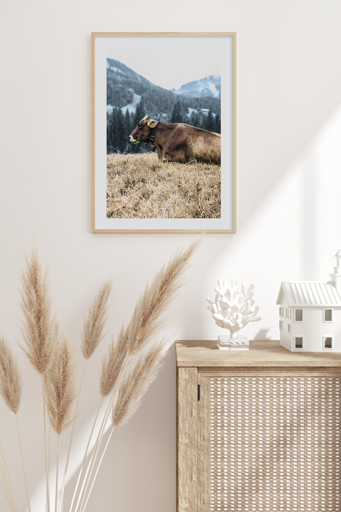 Lonely Cattle Poster