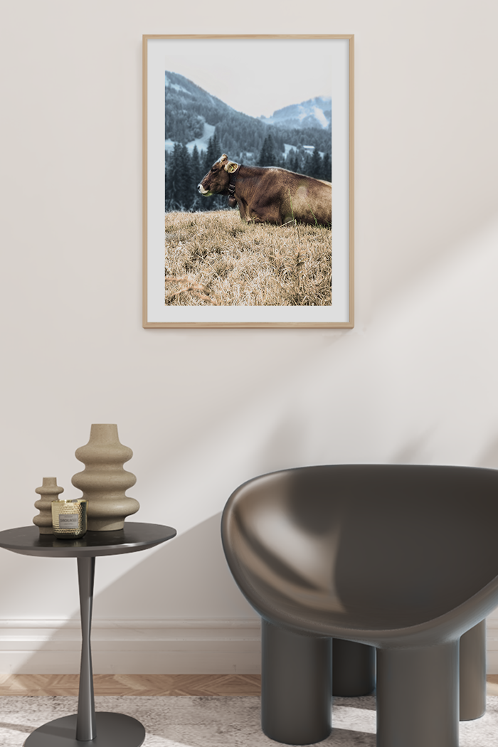 Lonely Cattle Poster
