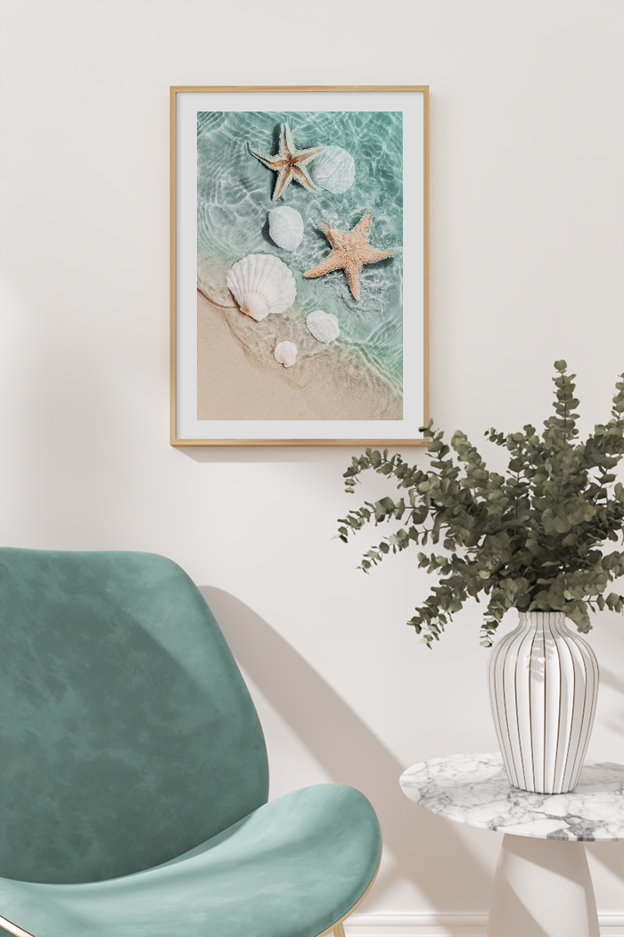 Beach Shell Poster