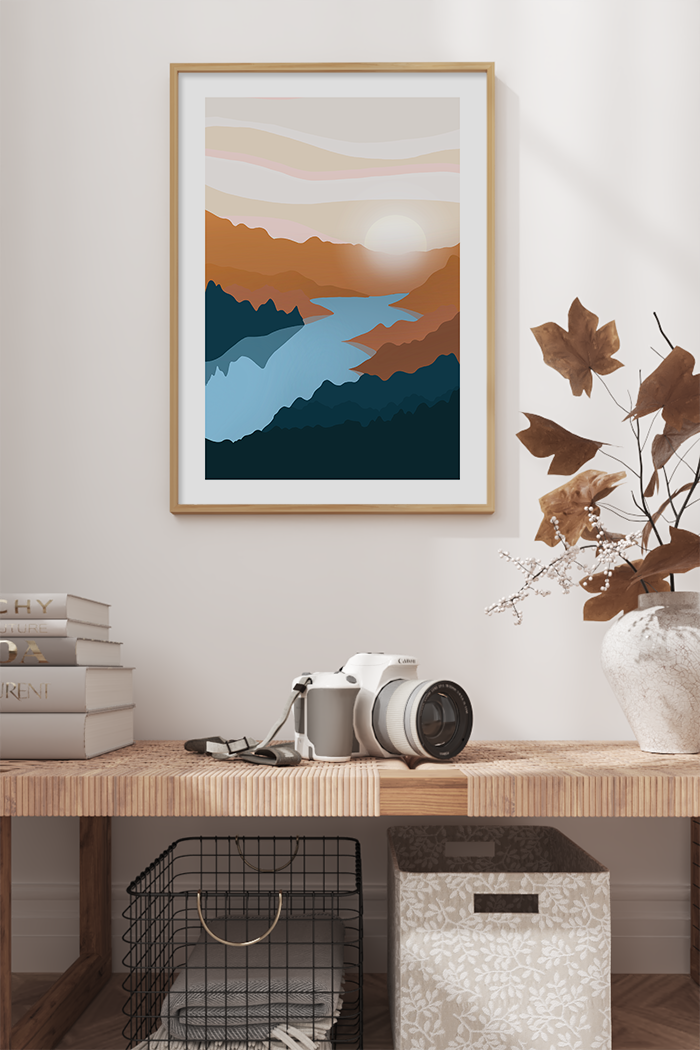 Sunrise on the Mountain Poster