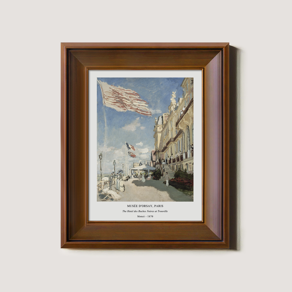 Festive Trouville Hotel Impressionist Reverie