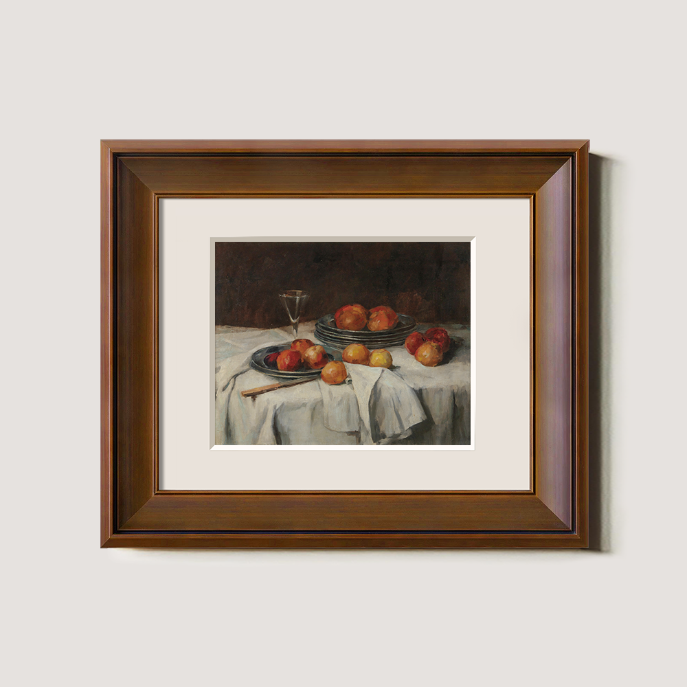 Still Life With A Basket Of Apples
