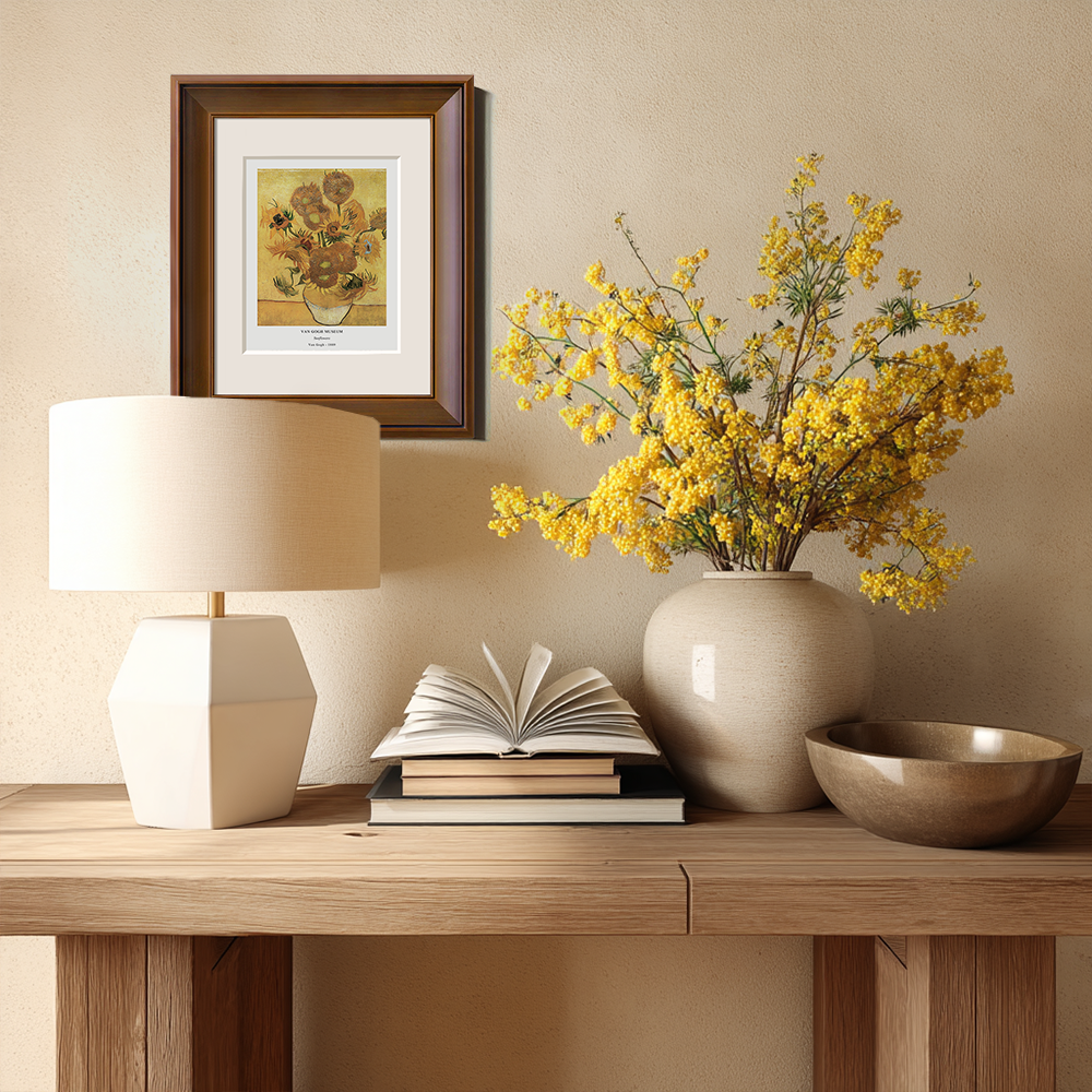 Sunflower Symphony Post-Impressionist Reverie