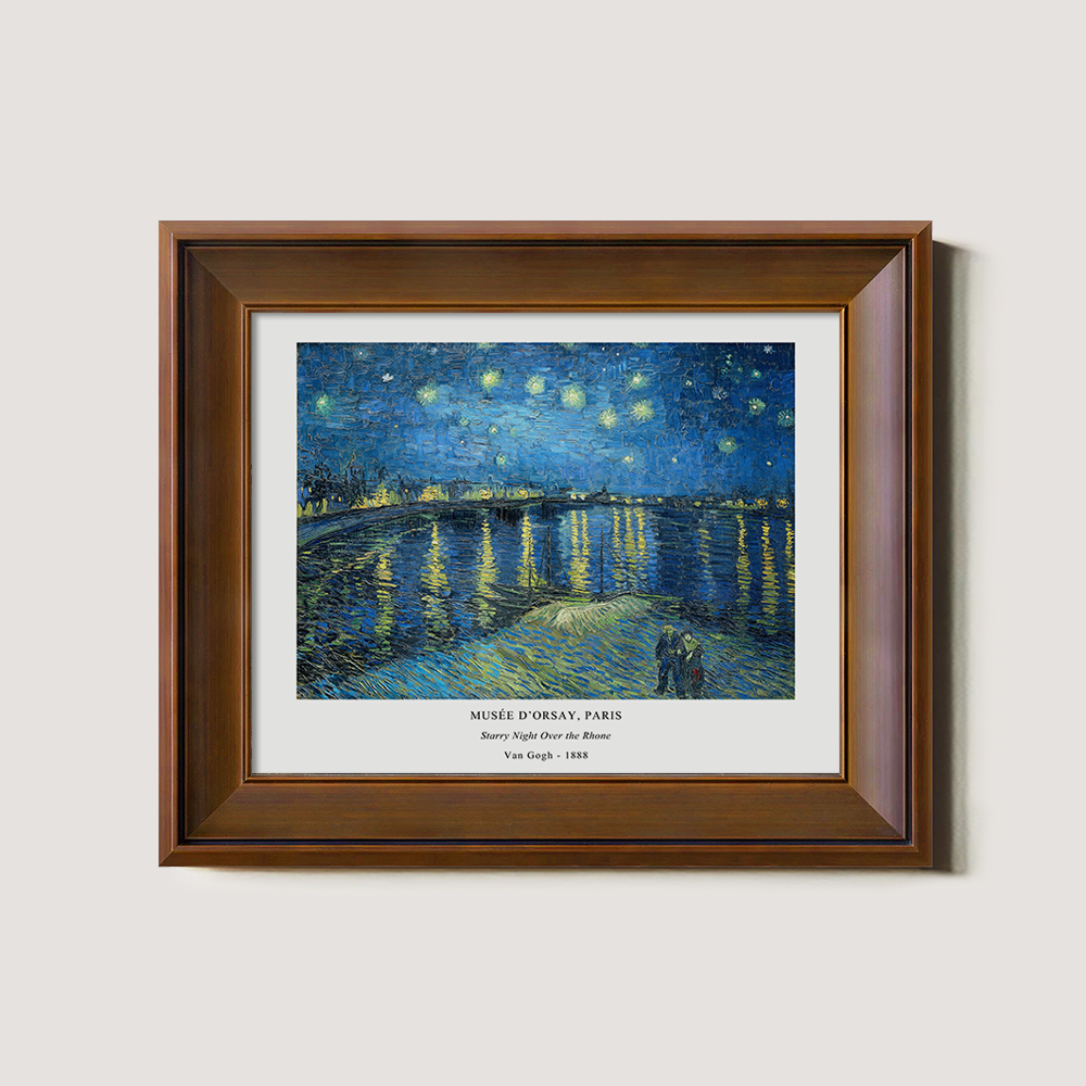 Starry Rhône Reverie Post-Impressionist Nocturne