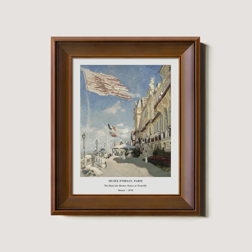 Festive Trouville Hotel Impressionist Reverie