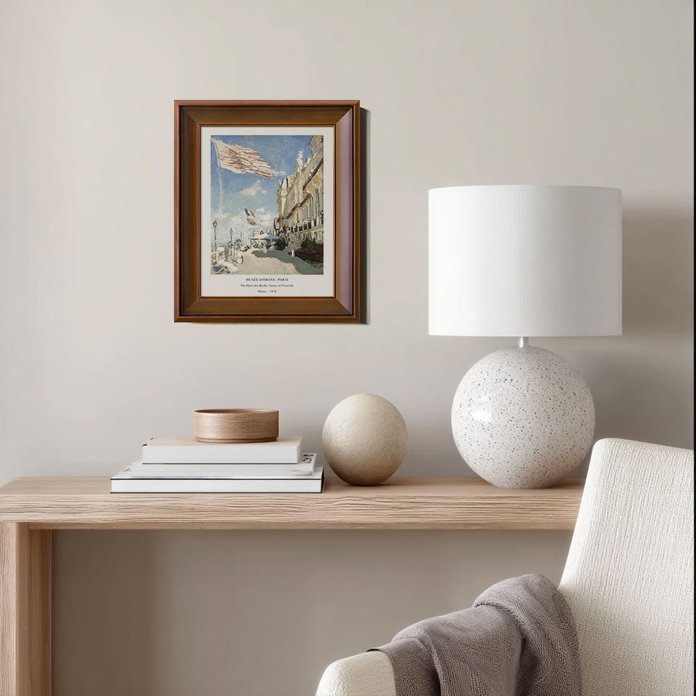 Festive Trouville Hotel Impressionist Reverie