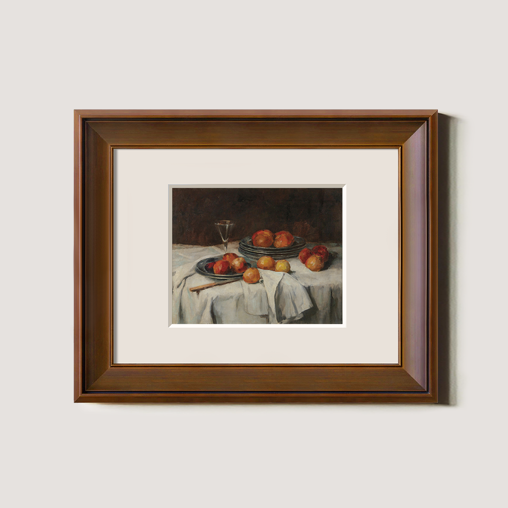 Still Life With A Basket Of Apples