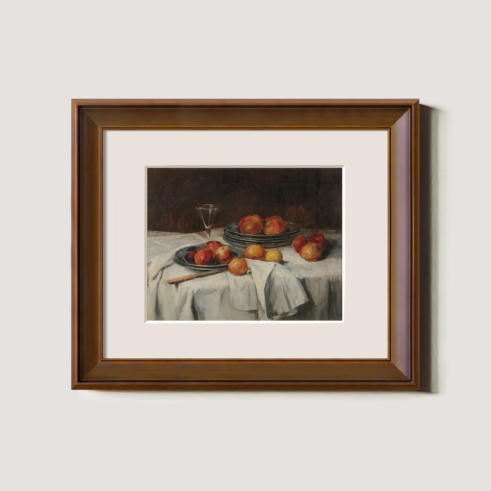 Still Life With A Basket Of Apples
