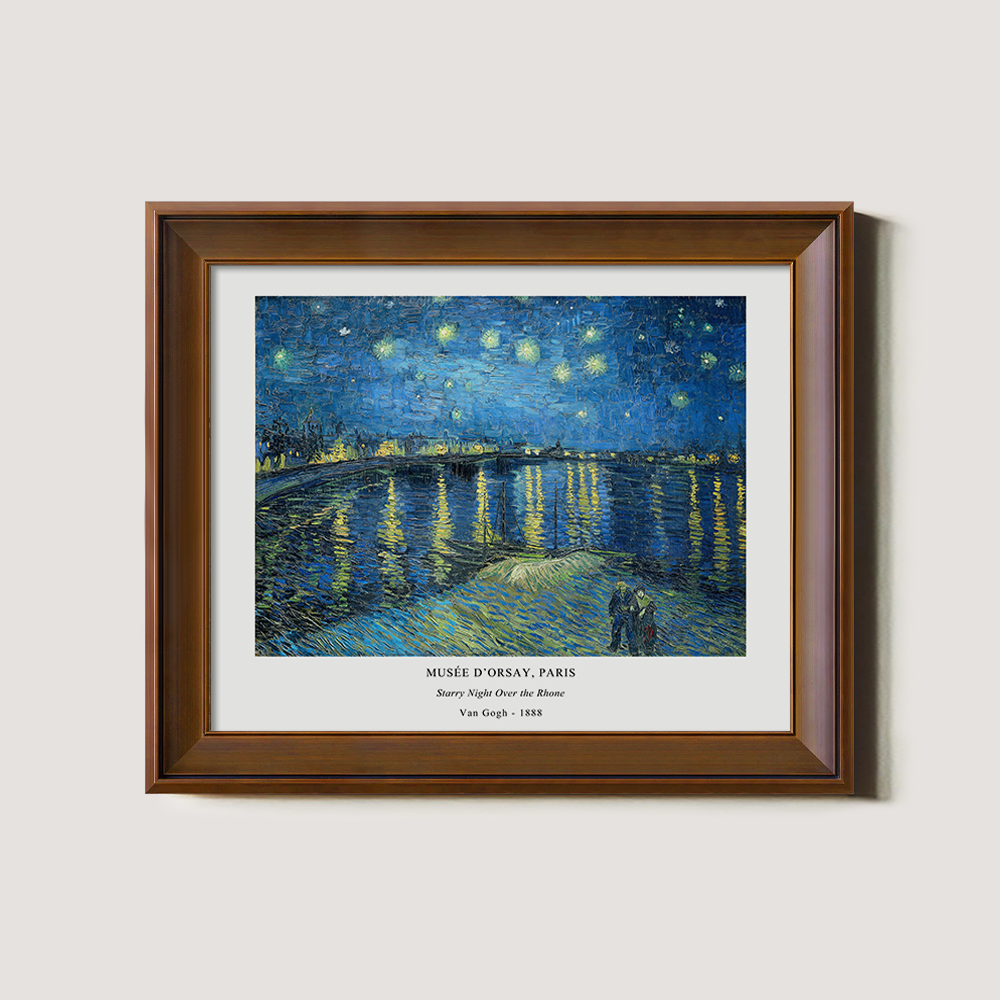 Starry Rhône Reverie Post-Impressionist Nocturne