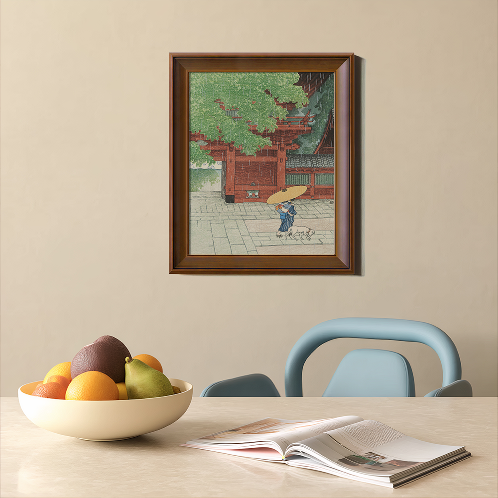 Rainy Day at Asakusa Temple Gate