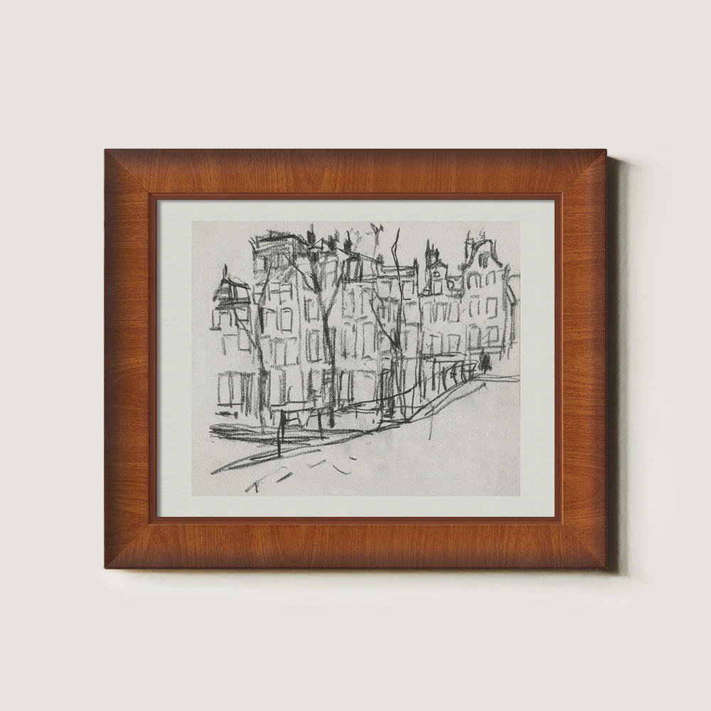 Timeless Amsterdam Gables Ink Vignette