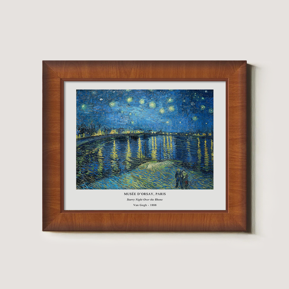 Starry Rhône Reverie Post-Impressionist Nocturne