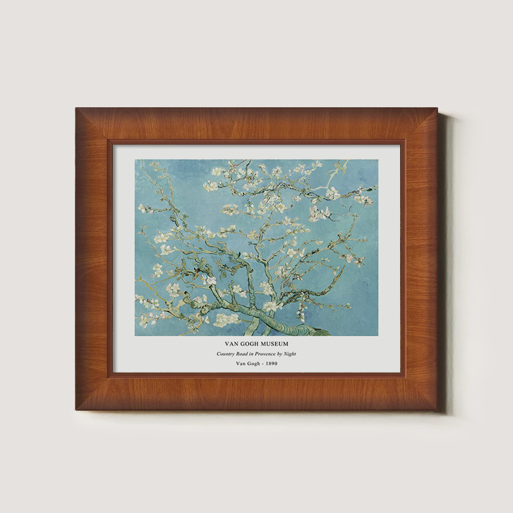 Blossoming Provence Nocturne Post-Impressionist Reverie