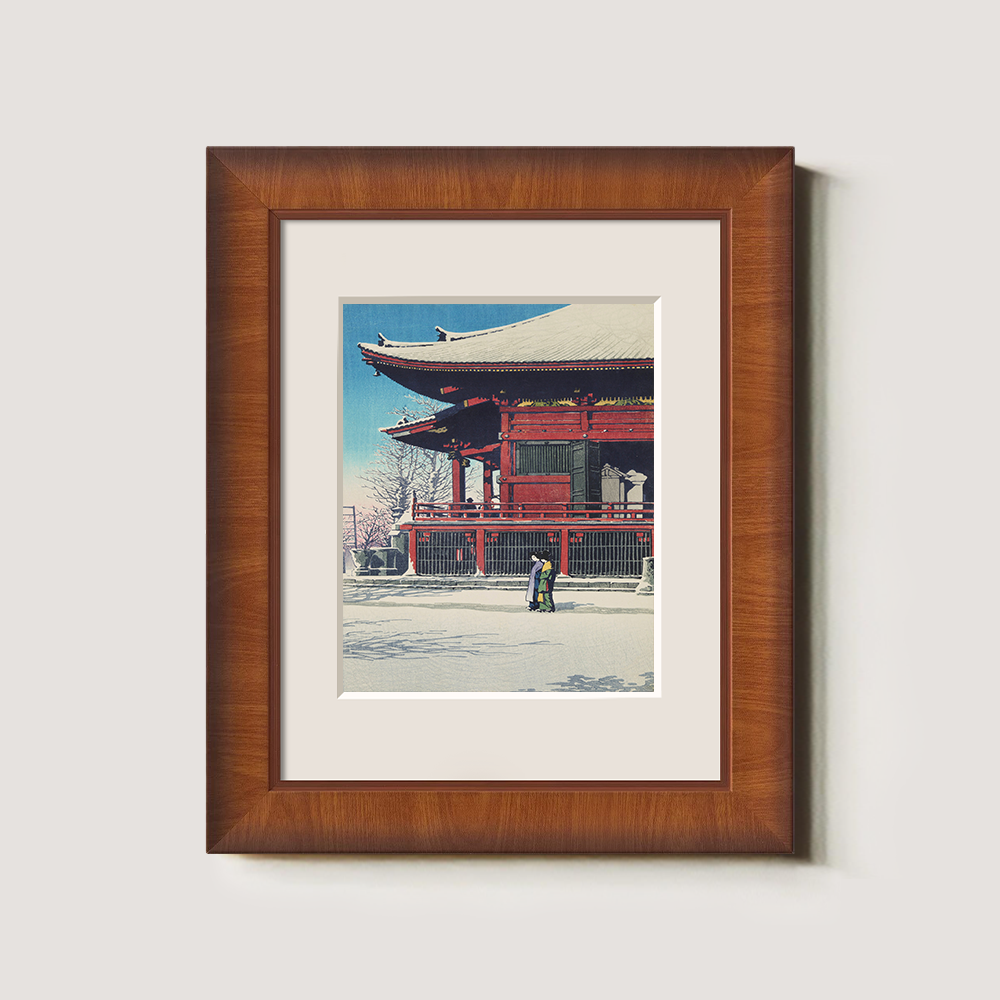 Winter Snow at Zōjōji Temple, Tokyo