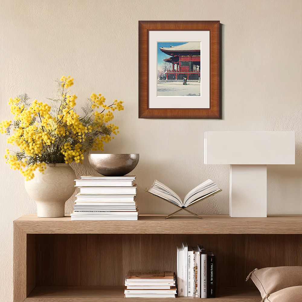 Winter Snow at Zōjōji Temple, Tokyo