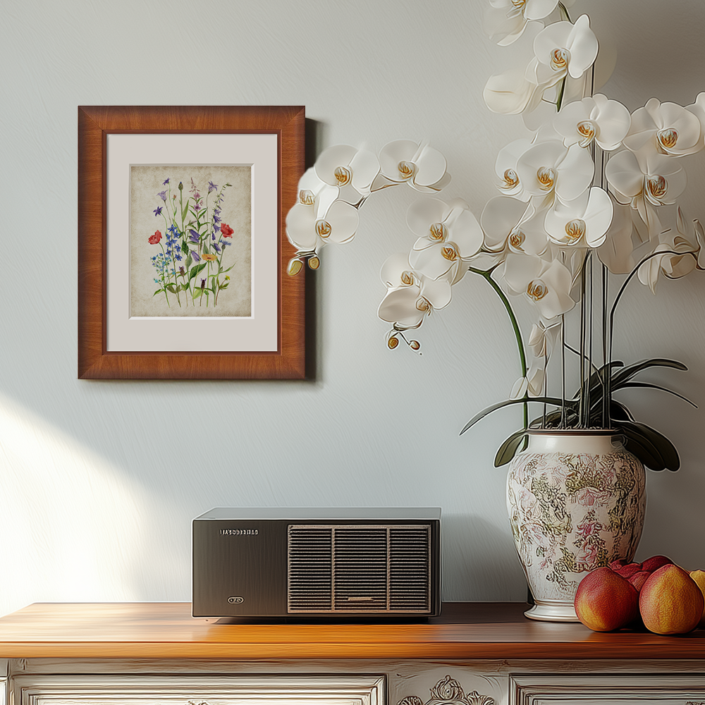 Whimsical Wildflower Meadow Watercolor Bouquet