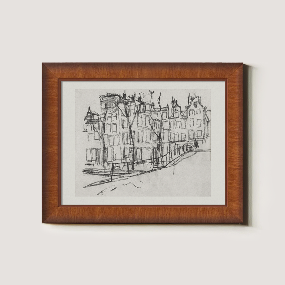 Timeless Amsterdam Gables Ink Vignette