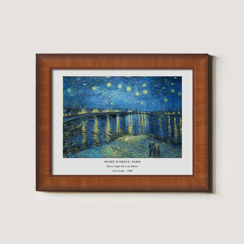 Starry Rhône Reverie Post-Impressionist Nocturne