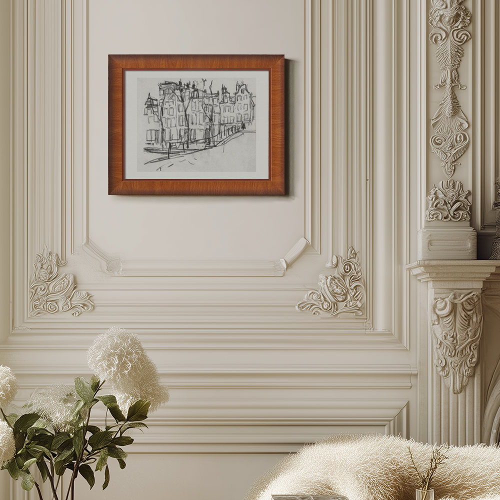 Timeless Amsterdam Gables Ink Vignette