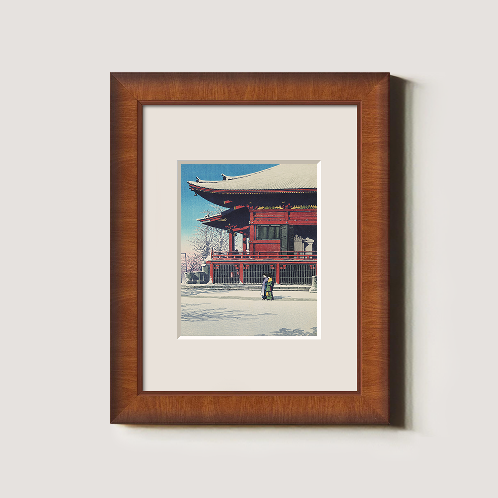 Winter Snow at Zōjōji Temple, Tokyo