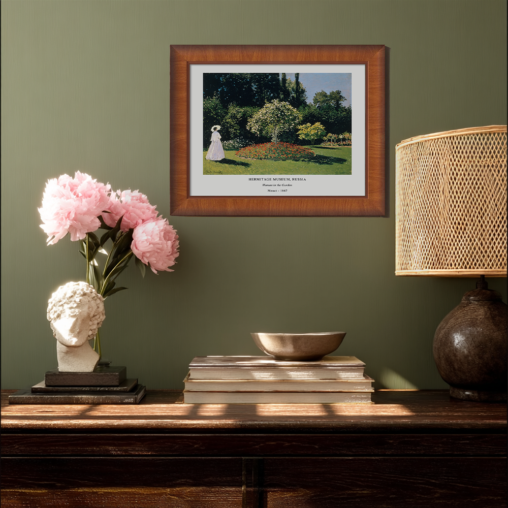 Sunlit Garden Stroll Impressionist Reverie