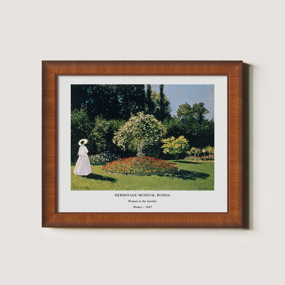 Sunlit Garden Stroll Impressionist Reverie