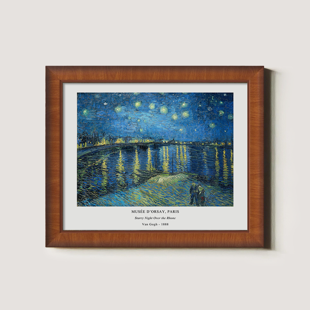 Starry Rhône Reverie Post-Impressionist Nocturne