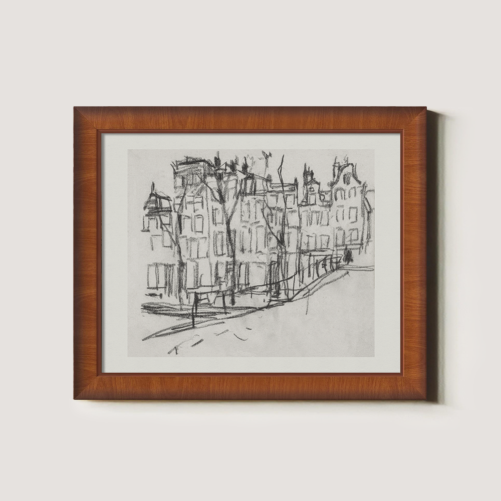 Timeless Amsterdam Gables Ink Vignette