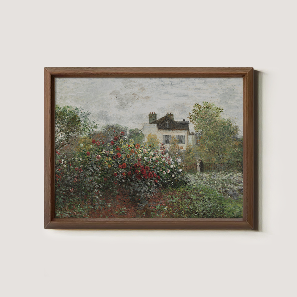 Large Garden With A French House