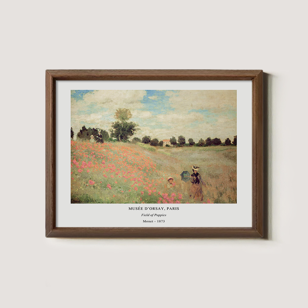 Poppy Field Wander Impressionist Reverie