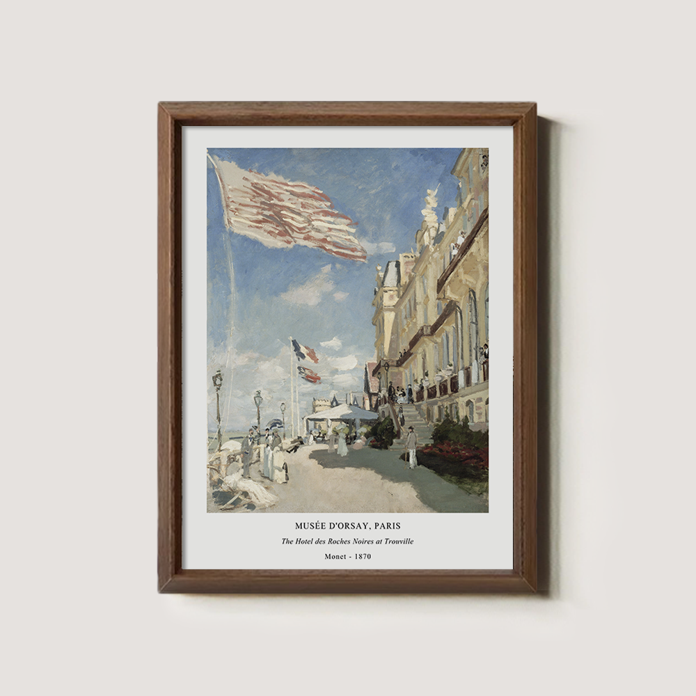 Festive Trouville Hotel Impressionist Reverie