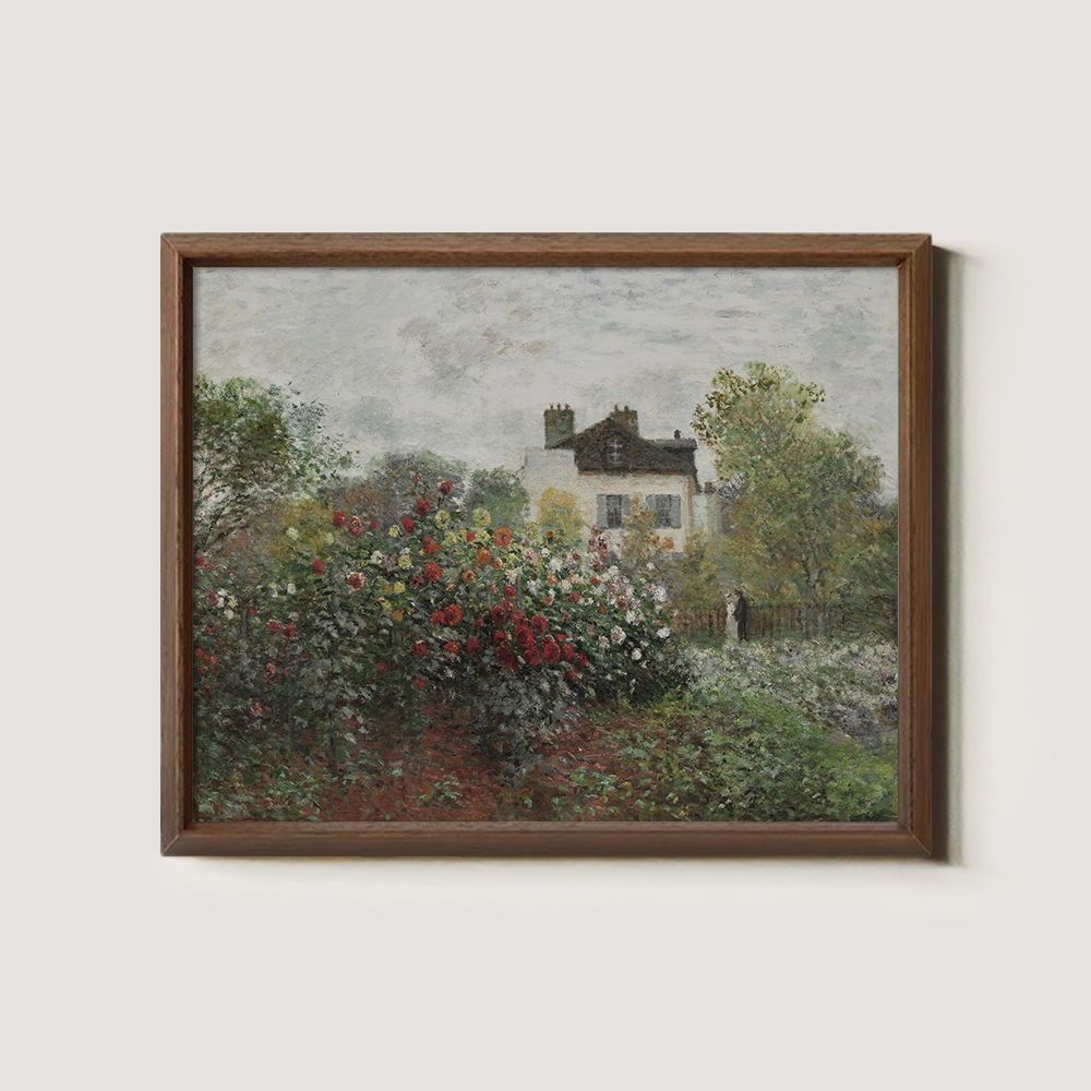 Large Garden With A French House