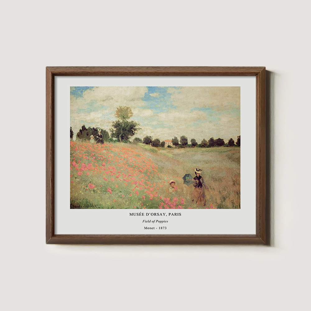 Poppy Field Wander Impressionist Reverie