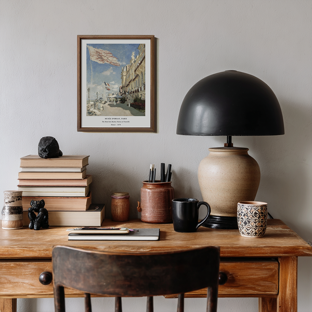 Festive Trouville Hotel Impressionist Reverie