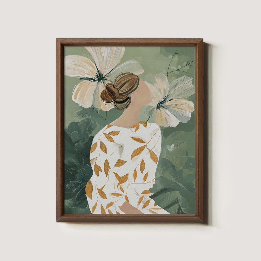 Whispering Petals Botanical Reverie