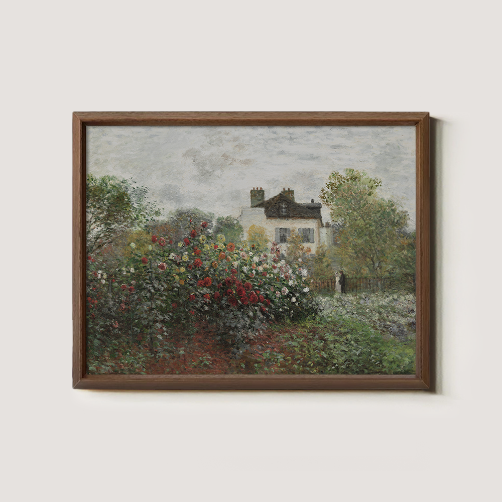 Large Garden With A French House