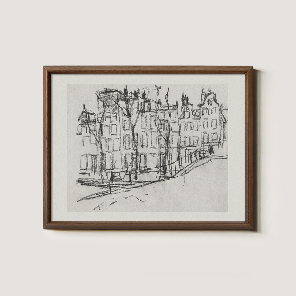 Timeless Amsterdam Gables Ink Vignette