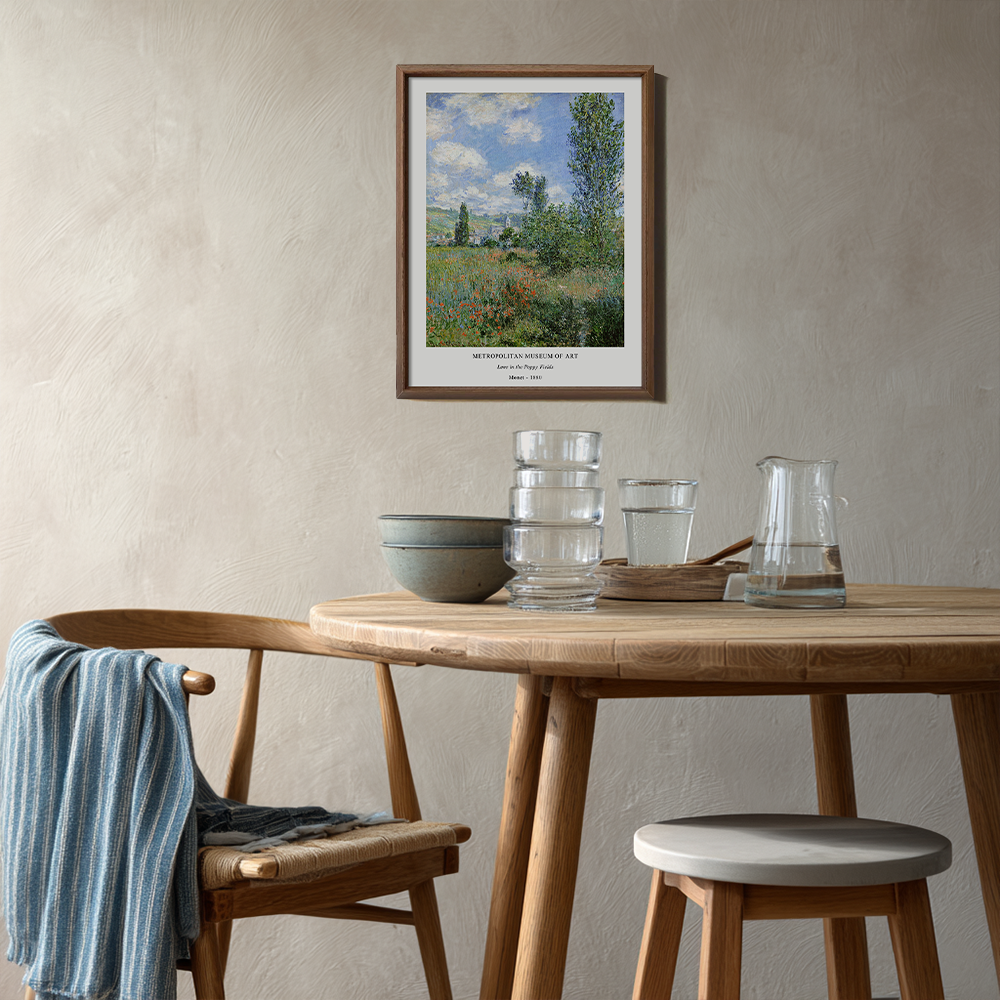 Lane in the Poppy Fields Impressionist Reverie